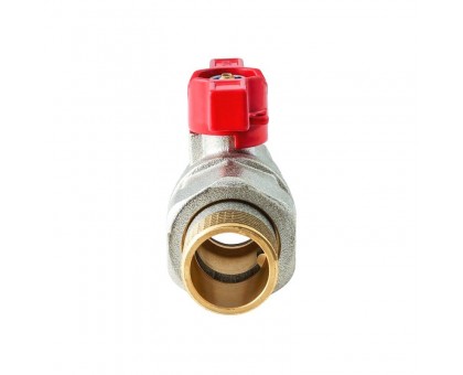 Кран з американкою Koer Extreme KE.227-15 1/2" (KR5765) ручка червона метелик