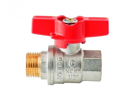 Кран кульовий ГШМ Koer Extreme 1/2" FM KE.218-15 (KR5759) ручка метелик
