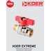 Кран кульовий ГШМ Koer Extreme 1/2" FM KE.218-15 (KR5759) ручка метелик