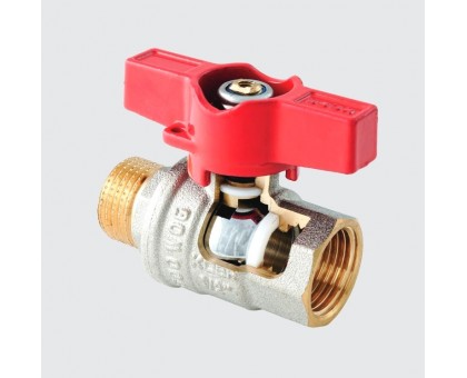 Кран кульовий ГШМ Koer Extreme 1/2" FM KE.218-15 (KR5759) ручка метелик