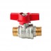 Кран кульовий ШШМ Koer Extreme KE.219-15 1/2" ЗЗ (KR5762) ручка червона метелик 