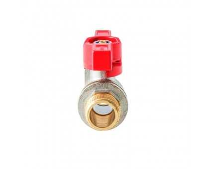 Кран кульовий ШШМ Koer Extreme KE.219-15 1/2" ЗЗ (KR5762) ручка червона метелик 