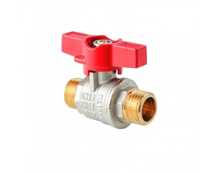 Кран кульовий ШШМ Koer Extreme KE.219-15 1/2" ЗЗ (KR5762) ручка червона метелик 