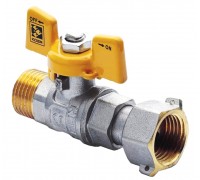 Кран газовий з накидною гайкою Koer 1/2" ЗВ KR.220.G (KR0166)