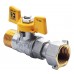 Кран газовий з накидною гайкою Koer 1/2" ЗВ KR.220.G (KR0166)