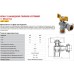 Кран газовий кутовий з накидною гайкою Koer 1/2" ЗВ KR.221.G (KR0168)