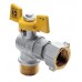 Кран газовий кутовий з накидною гайкою Koer 1/2" ЗВ KR.221.G (KR0168)