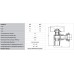 Кран газовий кутовий з накидною гайкою Koer 1/2" ЗВ KR.221.G (KR0168)