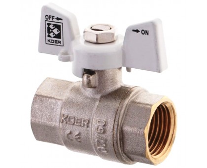 Кран кульовий KOER 1/2" ВВ KR.217.W