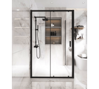 Душевая дверь раздвижная KOLLER POOL LINE PRO Black matt 1200 мм LNPRD120CB