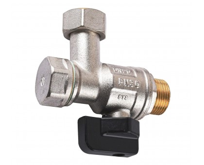 Кран з фільтром кутовий з накидною гайкою ARCO 1/2″ Н/В 150823