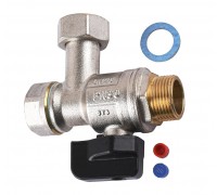 Кран з фільтром кутовий з накидною гайкою ARCO 3/4″ Н/В 150824