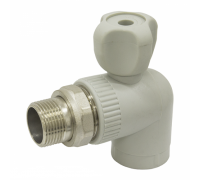 Кран радиаторный угловой ASG-Plast ППР Ø 25 3/4"