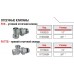 Набор ручных угловых кранов Giacomini R5X033 1/2”+R16X033 1/2”
