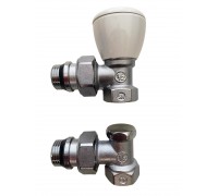 Набор ручных угловых кранов Giacomini R5X033 1/2”+R16X033 1/2”