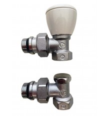 Набор ручных угловых кранов Giacomini R5X033 1/2”+R16X033 1/2”