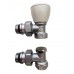 Набор ручных угловых кранов Giacomini R5X033 1/2”+R16X033 1/2”