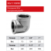 Кутник різьбовий латунний HLV 1/2" В/В 90º (110090.N.01)