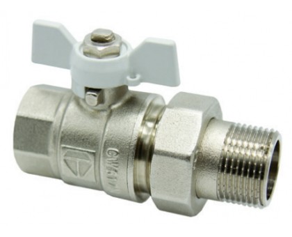 Кран кульовий американка HLV Optima 3/4" Н/В (101227W.N. 02)