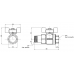Кран американка ICMA 1" НВ Арт. №347 (87347AF11)