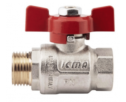 Кран шаровый ICMA 1/2" НВ (87351AD11)