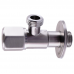 Кран приладовий кутовий Quality Professional 1/2″X1/2″ NV-QP888 нерж