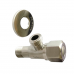 Кран приладовий кутовий Quality Professional 1/2″X1/2″ NV-QP888 нерж