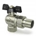 Кран шаровой угловой американка RAFTEC BLACK 1/2" НВ DN15 (DRBS1-U)