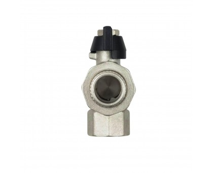 Кран шаровой угловой американка RAFTEC BLACK 1/2" НВ DN15 (DRBS1-U)