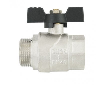 Кран шаровый Raftec BLACK PN40 ВН 1" (DRB31)