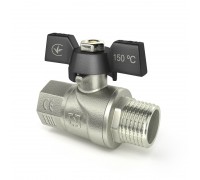Кран шаровый Raftec BLACK PN40 ВН 1/2" (DRB11)