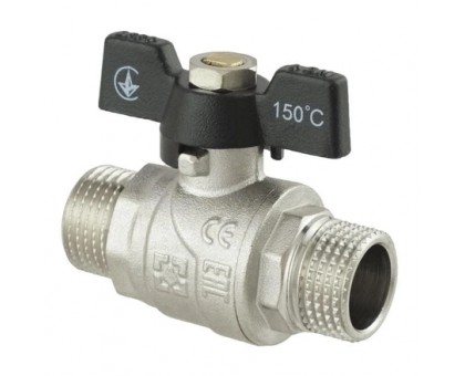 Кран шаровый Raftec BLACK PN40 НН 1/2" (DRB1111)