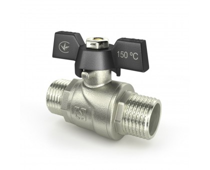 Кран шаровый Raftec BLACK PN40 НН 1/2" (DRB1111)