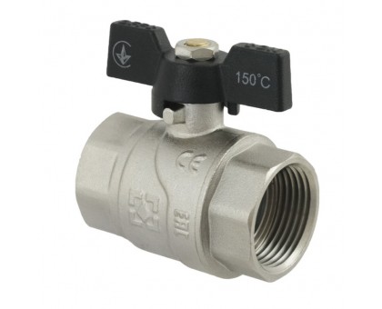 Кран кульовий Raftec BLACK PN40 ВВ 1" (DRB3)