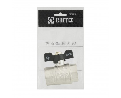 Кран кульовий Raftec BLACK PN40 ВВ 3/4" (DRB2)