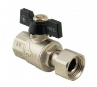 Кран шаровой с накидной гайкой Raftec Black DN20 3/4" (PRB-2)