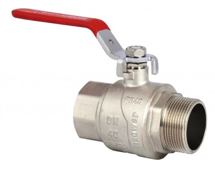﻿﻿Кран шаровый SD FORTE 1 1/2" НВ PN40 (SF605W40) 