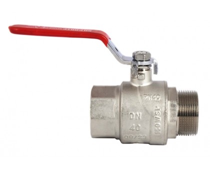 ﻿﻿Кран шаровый SD FORTE 1 1/2" НВ PN40 (SF605W40) 