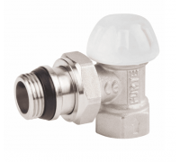 Кран радиаторный угловой с антипротечкой SD Forte 1/2" SF233W15 (обратка)