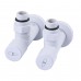 Набор кранов угловых с американкой SOLOMON LUX 1/2″ WHITE 7777 (2шт.)