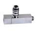 Набор кранов угловых с американкой SOLOMON LUX 1/2″ CUBE CHROM 8888 (2шт.)