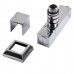 Набор кранов угловых с американкой SOLOMON LUX 1/2″ CUBE CHROM 8888 (2шт.)