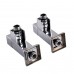 Набор кранов угловых с американкой SOLOMON LUX 1/2″ CUBE CHROM 8888 (2шт.)
