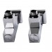 Набор кранов угловых с американкой SOLOMON LUX 1/2″ CUBE CHROM 8888 (2шт.)