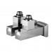 Набор кранов угловых с американкой SOLOMON LUX 1/2″ CUBE CHROM 8888 (2шт.)