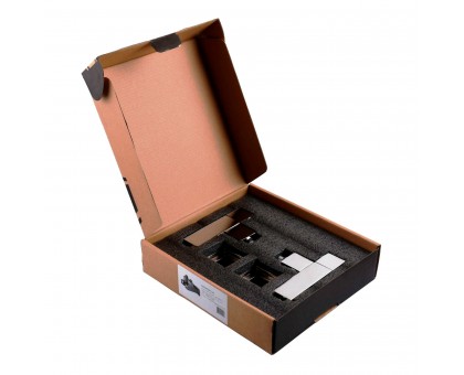 Набор кранов угловых с американкой SOLOMON LUX 1/2″ CUBE CHROM 8888 (2шт.)