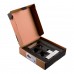 Набор кранов угловых с американкой SOLOMON LUX 1/2″ CUBE CHROM 8888 (2шт.)