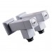 Набор кранов угловых с американкой SOLOMON LUX 1/2″ CUBE WHITE 8888 (2шт.)