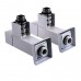 Набор кранов угловых с американкой SOLOMON LUX 1/2″ CUBE WHITE 8888 (2шт.)
