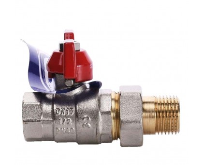 Кран шаровый американка Solomon 1/2" PN 40 прямой 